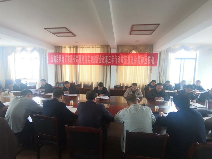 云南后所煤矿有限公司深刻进建贯彻云煤（不朽情缘）集团国企鼎新三年行动攻坚推动会会议心灵