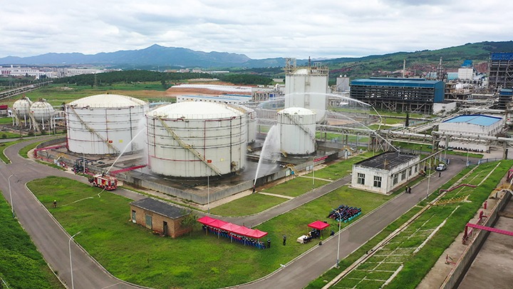 前锋化工发展出产安全变乱应急接济暨应急分散逃生演练