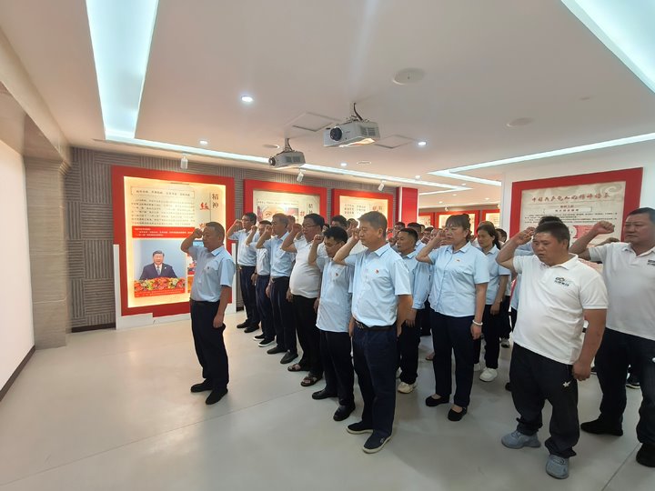 四角地煤矿、天井煤矿党总支结合发展“红色教育+警示教育”主题党日活动